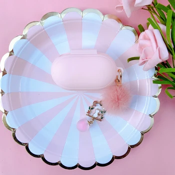 

Cute Cat Luxury Silicone Case for Samsung Galaxy Buds / Buds+ Plus Case Wireless Bluetooth Earphone Cover Sleeve Bag Decoration