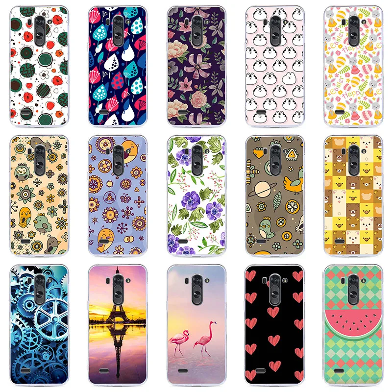 Мягкие чехлы из ТПУ EVTDASDL для LG Optimus G3S S G3 Mini Beat D728 5 '&#x27D725 D722 D724 TPU Чехлы с