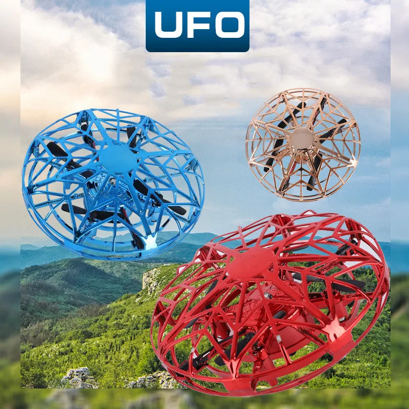 

Anti-collision Flying Helicopter Magic Hand UFO Ball Aircraft Sensing Mini Induction Drone Kids Electric Electronic Toy
