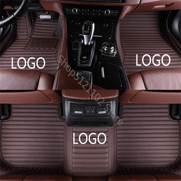 FOR Toyota Tacoma- luxury custom car mat 8 colors - Название цвета: Коричневый