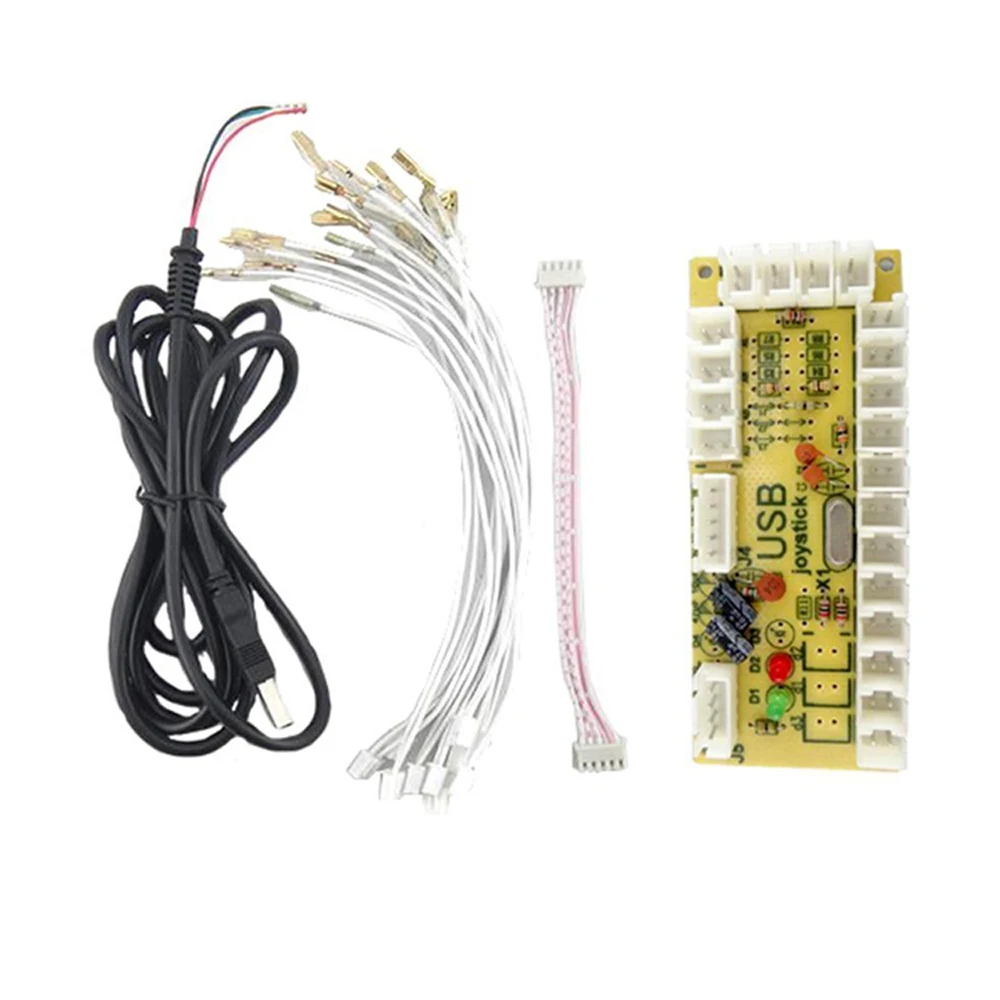 Нулевая задержка аркадная игра diy части 2P USB ПК к интерфейсу Испания джойстик американская кнопка