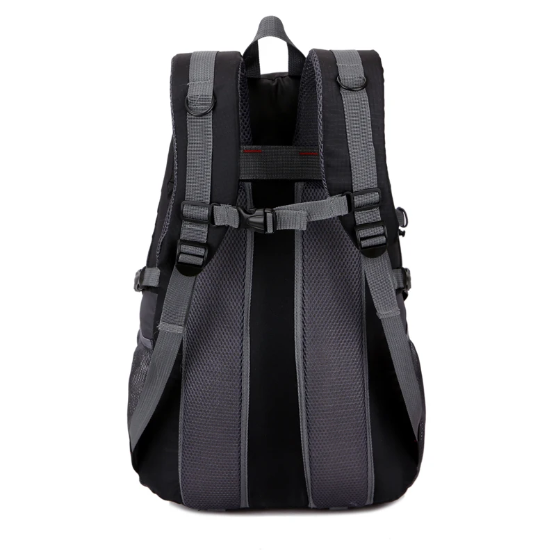 Мужской нейлоновый водонепроницаемый рюкзак для ноутбука, школьная сумка, повседневная спортивная сумка для отдыха на открытом воздухе, рюкзаки для путешествий, черный, красный, синий