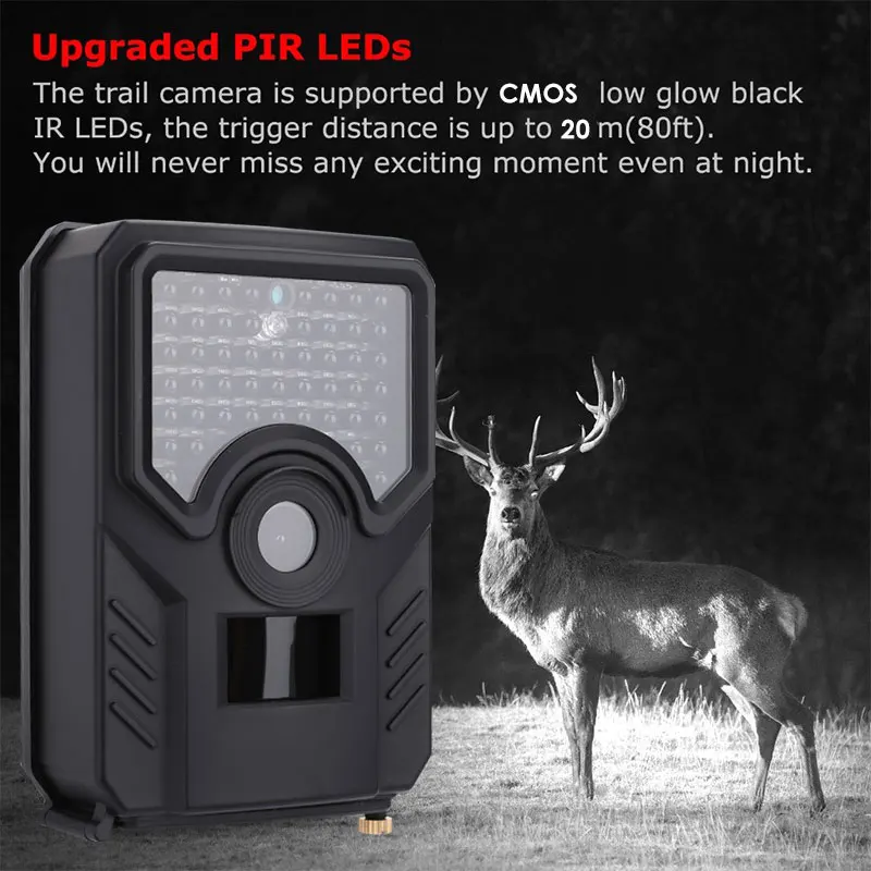 Видео рекордер Cam Trail camera Take Photo 3.0MP 15M животное фотография Охота камера IP56 ночное видение ИК-камера для охоты
