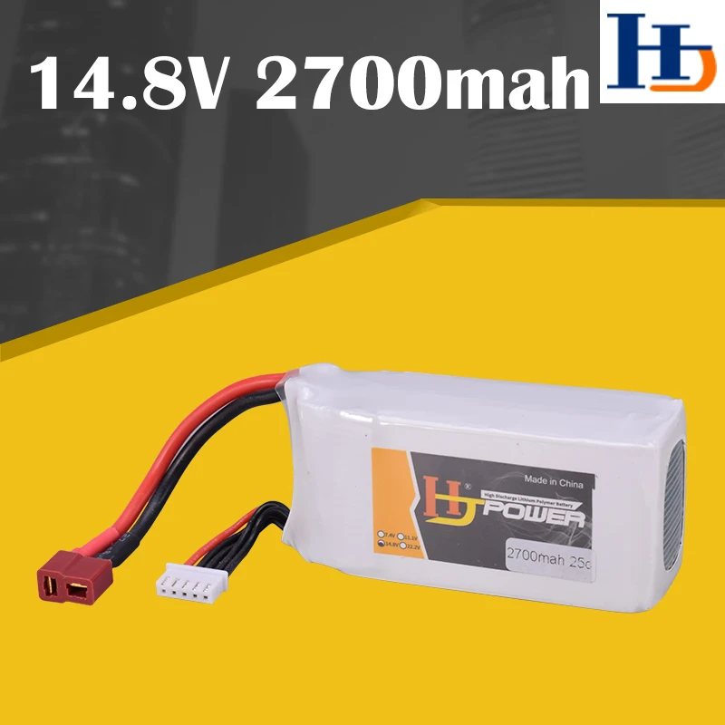 HJ 14 8 V 2700mah 25C 4S Lipo батарея T Plug Высокая емкость для радиоуправляемого автомобиля