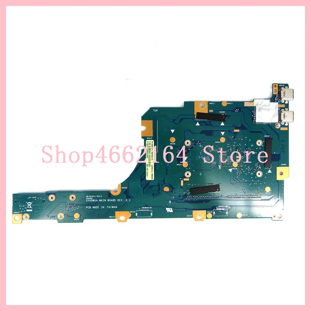 incredible  UX490UA motherboard i7-7500CPU UX490UA laptop Motherboard For ASUS ux490uak ux490ua ux490U UX490 Ma