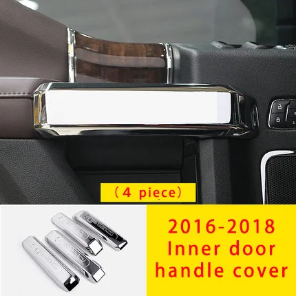 Для Ford F-150 chrome внутренняя дверная ручка крышки литья отделка 4 шт