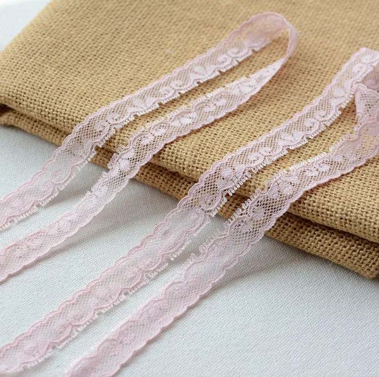 10 Meters Light Pink Handmade Venise Vintage Victorian Lace Trim Polyester DIY Sewing Clothing 17mm | Дом и сад