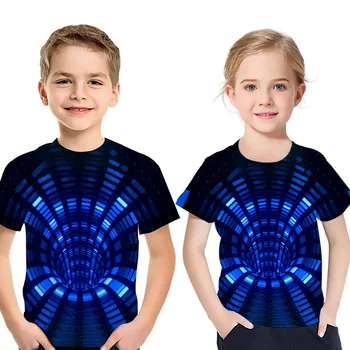

3D printed T-shirt children summer fashion clothes baby boy short sleeve Tops round neck casual Tshirt 2020 New kids clothing