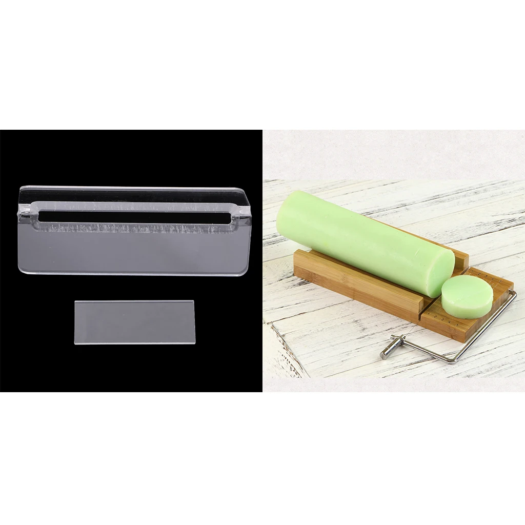 

Acrylic Edger Candle Soap Beveler Planer Wooden Soap Cutter with Wire Slicer