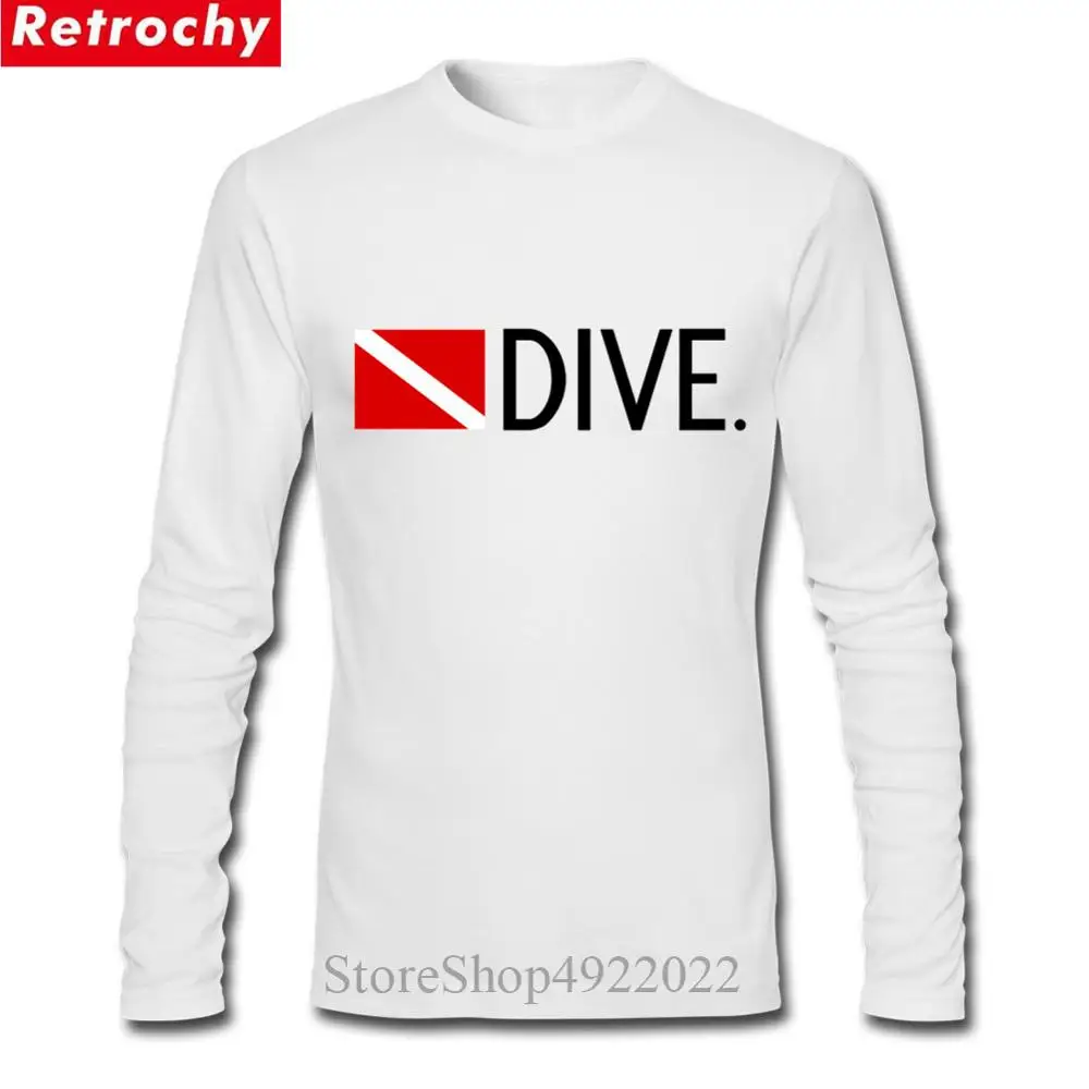 ファッションダイブロゴtシャツ赤旗新パターンスキューバダイビングtシャツ若者のブランドアパレル男性おかしいダイバーtシャツソフト綿トップス Tシャツ Aliexpress