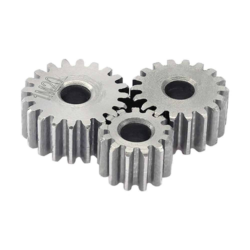 Electric Bike Gear Motor Gear Transmission Gear Electric Chain Saw Gear Cassette Deck Tape Gear 1 Piece Spur Gear 1M-12T/13T/14T/15T/16T/17T/18T/19T/20T SC45# Carbon Steel Material Cylindrical Gear Transmission Accessories