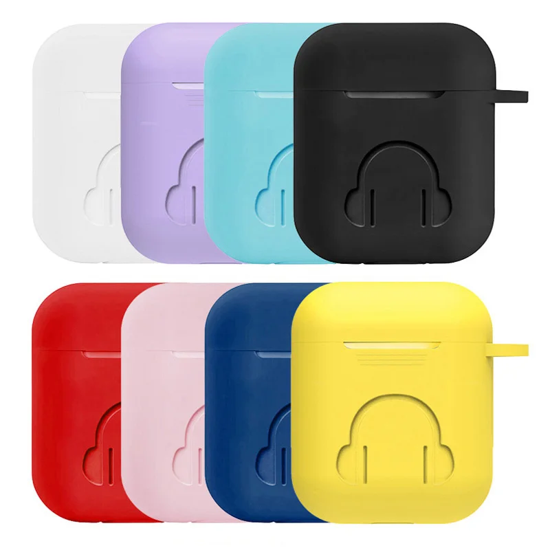 1 шт. Красочный Защитный противоударный чехол для наушников Мягкий силиконовый зарядный чехол беспроводной Bluetooth чехол для Redmi airpods