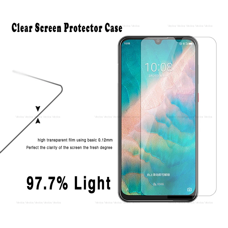 Transparent Tempered Glass For ZTE Blade A510 A7 A7 Vita V10 VITA Axon7 Mini AXON 10 Pro Red Magic 3 Screen Protector Film