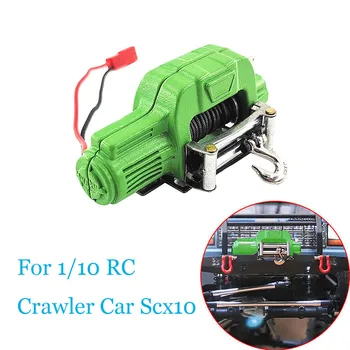 

kids toys RC Car Metal Steel Wired Automatic Simulated Winch For 1/10 RC Crawler Car Scx10 Accessories игрушечный игрушки