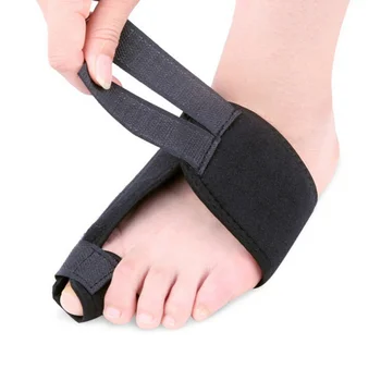 

2pcs Black Large Thumb Corrector Toe Foot Large Bone Aligner Polyester Fitness Equipment Accessories