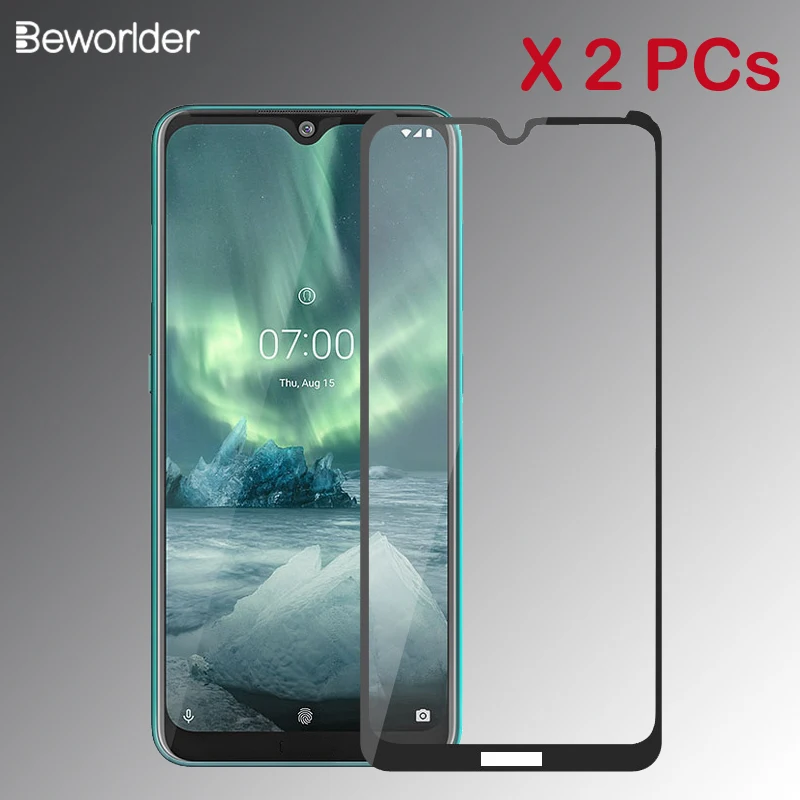 2 Защитная пленка для экрана ПК Nokia 6 стекло Дисплей полная красочная рамка