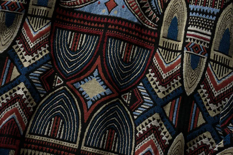 Southwest Indian Blanket Aztec Tribal Button Shirts 