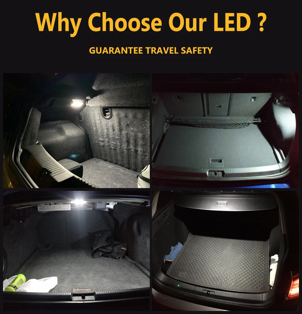 Luz para Volvo Tronco Lâmpadas Bagageira Xc70 S60 V60 S80 C70 V70 Xc90 C30 S40 V40 V50 Xc60 2pcs Led 11 Lâmpada de sinal