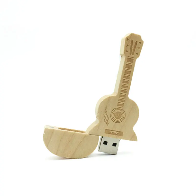 Usb флеш-накопитель 128 Гб 2,0 флеш-накопитель 64 ГБ флэш-накопитель 32 Гб flash usb 4 GB/8 gb/деревянная Флешка Гитары коробка флешки 16 ГБ 1 Бесплатный