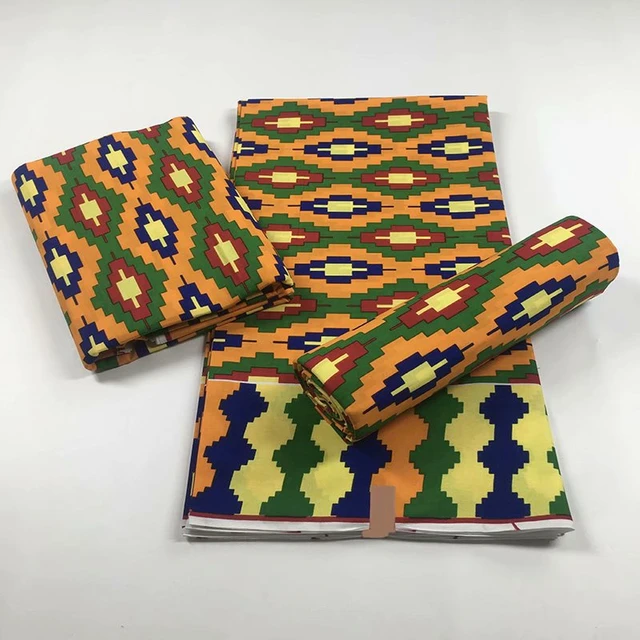 2021 New Hot Sale African Wax Fabric Cotton Material Nigerian Ankara Block Prints Batik Dutch High Quality Sewing Cloth VL-40 10