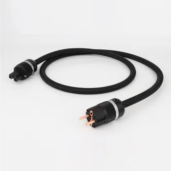 

Monosaudio Tsunami Series P903 AC Schuko Power Cable Audiophile AC Power Cable with Pure Copper IEC Connector HIFI Power Cable