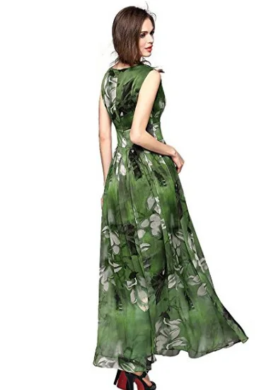 2018 Весна и лето EBay Amazon алиэкспресс Лидер продаж женское платье богемное шифоновое пляжное цельное платье большого Hemline