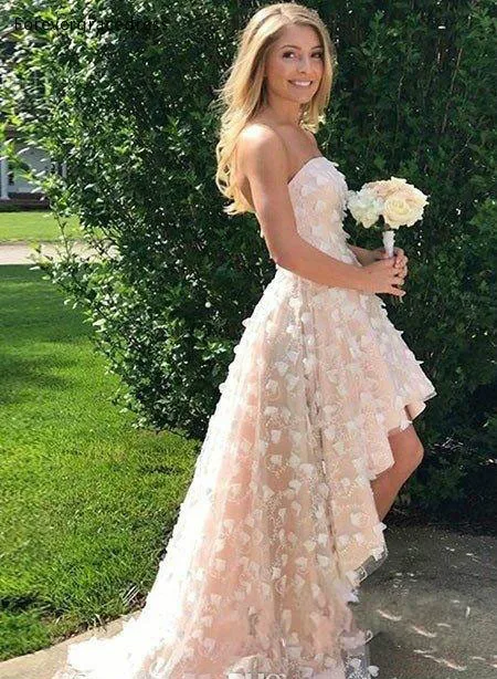 2019 Blush Pink Wedding Dress Spring 
