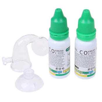 

Aquarium CO2 Indicator Drop Checker Solution Long Term Monitor Test Fish Tank Glass Aquatic Co2 Tester Plant Diffuser Cylinder