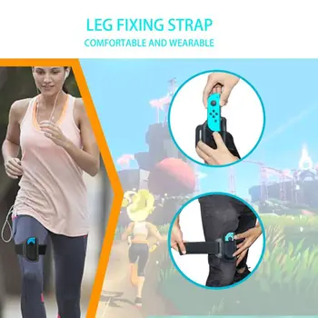 

1Set Leg Fixing Strap Sport Band Wall Hook Non-Slip Ring-Con Grips for Switch 85WD