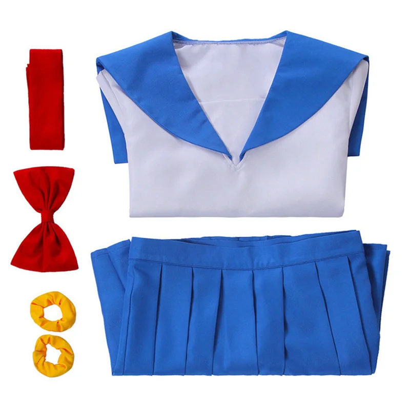 

Halloween Costume Classic Anime Pop and Pipi Beauty Daily COS Clothing Sailor Suit Navy Collar Jk Uniform Anime Cosplay Costume