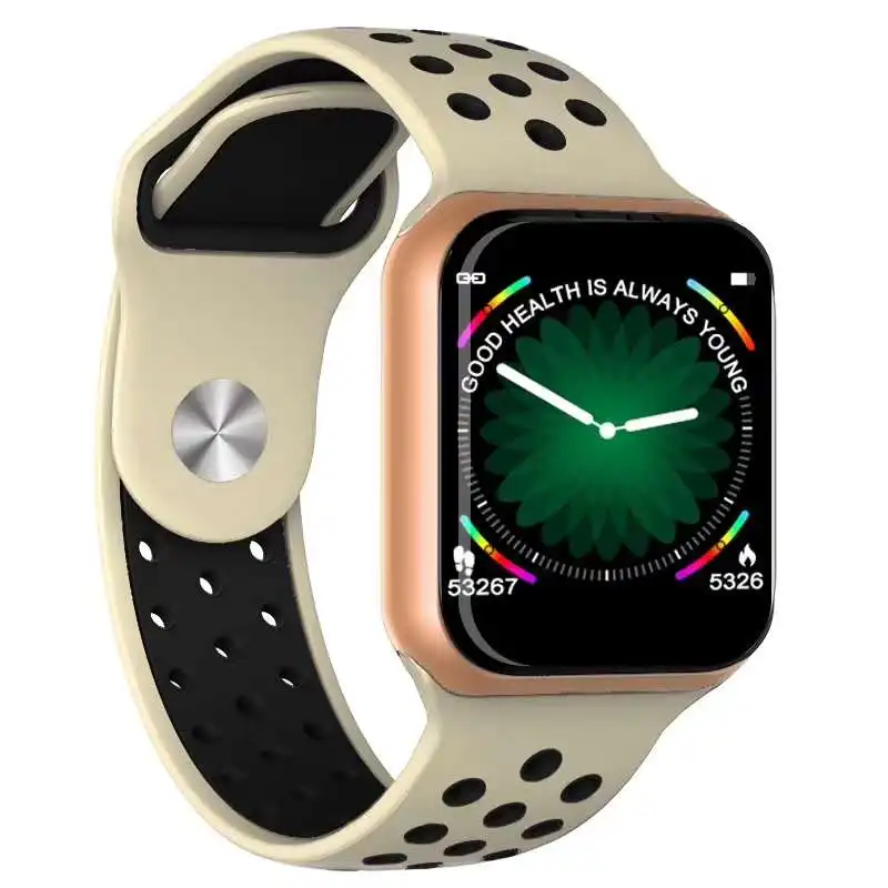 Смарт-часы PK B57 для женщин и мужчин, пульсометр, измеритель артериального давления, ремешок F8, умные часы для женщин, спортивные Смарт-часы S226, фитнес-трекер, браслет - Цвет: F8 Gold White