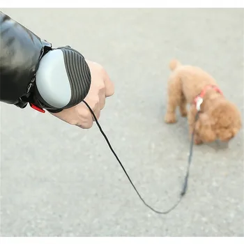 

Handsfree Retractable Dog Rope Pet Traction Rope Adjustable Belt Wrist Strap Durable Leash Walking Lead Soft Harness 20Jan13