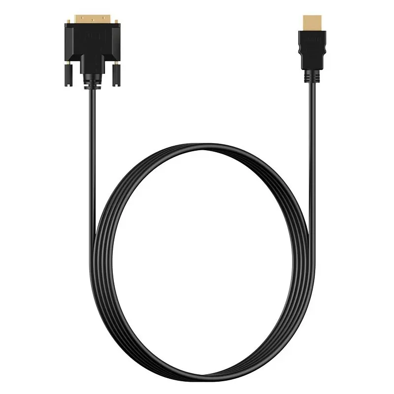 HDMI к DVI D видео кабель адаптер папа Мужской Кабель 1080p для ЖК и светодиодный