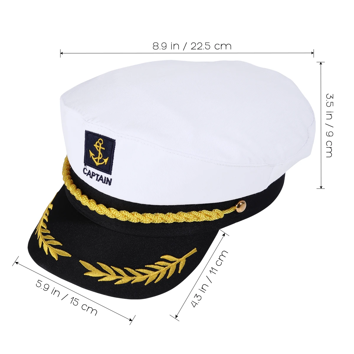 Cap SKIPPER perfekt für die maritime Dekoration 