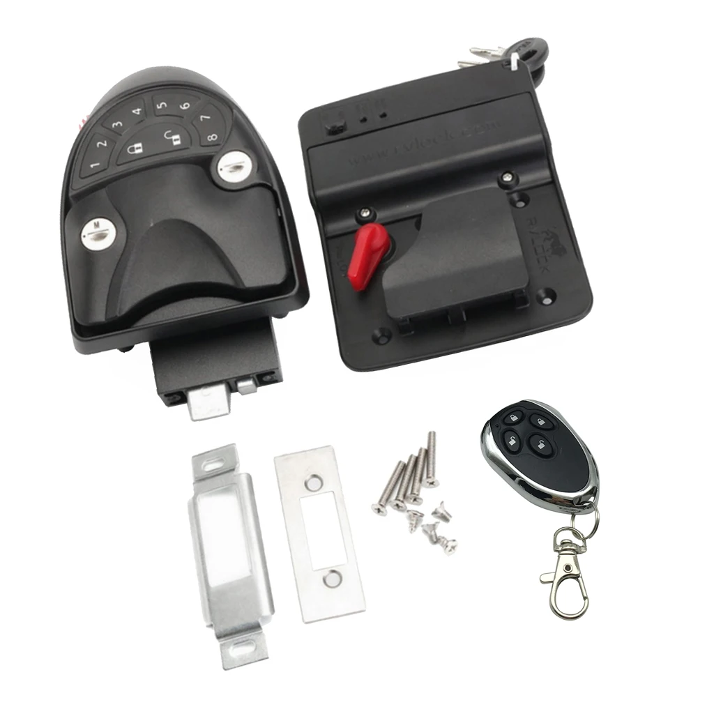 

Brand New Car Remote Control Door Lock Latch Handle Knob Kit
