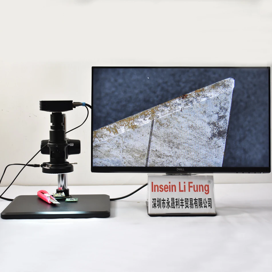 Microscope électronique vidéo industriel Full HD HDMI 10X 300X, loupe à
