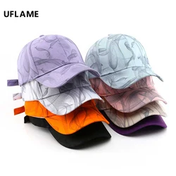 Men's Cap Tie-dye Printing Cotton Baseball Cap Summer Casual Visor Hats Unisex Adjustable Snapback Hat Bone Streetwear Sport Hat