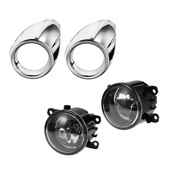 

Accessories Fog Lights Driving Lamps Chrome Grille Cover For Ford Focus Bumper