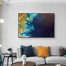 Scandinavian Abstract Ocean Seascapes Canvas Painting Nordic Art Posters and Prints Home Decor Wall Art Pictures for Living Room