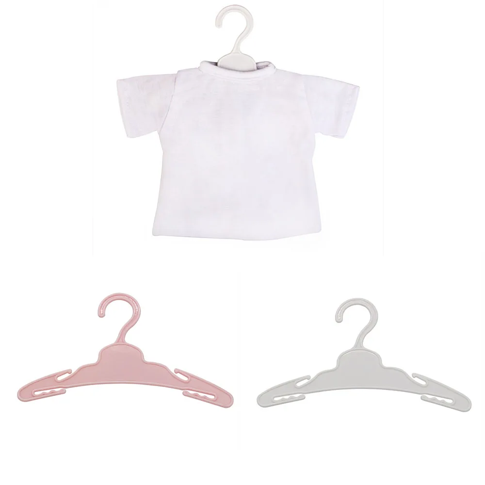 

5pcs/Lot Doll Hanger Plastic Hangers for 43cm American Doll Baby Toys Fit 18 inch Girls Doll Accessories