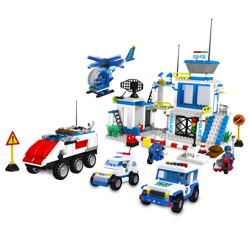 

Wisdom Sail cheng shi raytine Cops Assembled Building Blocks Juvenile Mental CHILDREN'S Toy Educational Wholesale Kindergarten G