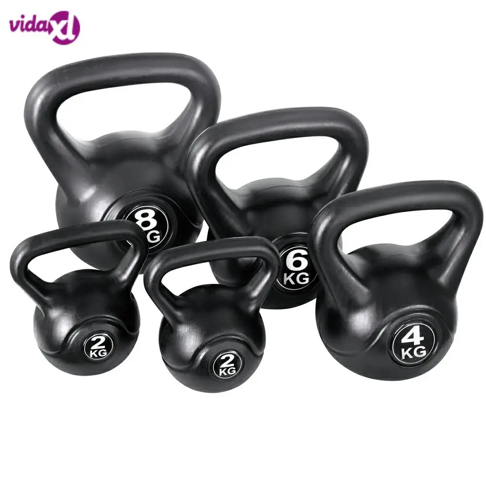 

Everfit Set Of 5 Kettle Bell Set 2kg 4kg 6kg 8kg Anti-Slip Grips Design Kettle Bell Weight Set Suitable For Men Women A2