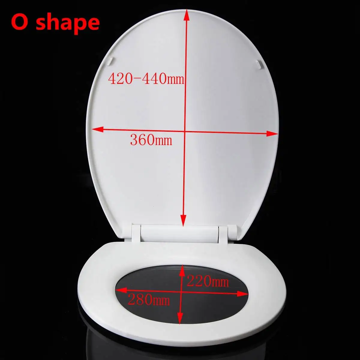 Tanie Xueqin kwadratowy okrągły uniwersalny wolno zamykany deska klozetowa pokrywa zestaw ABS zagęścić deska klozetowa wymiana antybakteryjna 3 rodzaje