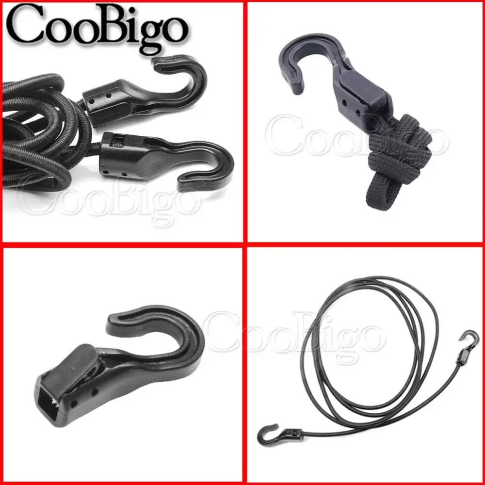 Elastic Bungee Cord 1set Heavy Duty Stretch Plastic Hook for Car Luggage etc