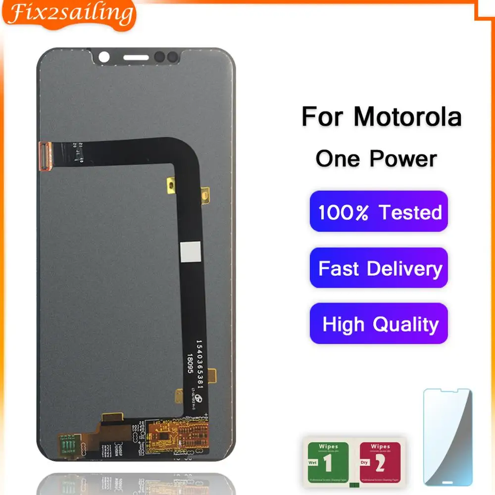 ЖК дисплей для Motorola Moto One Power сенсорный экран дигитайзер в сборе ( P30 Note) XT1942 Замена