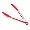 Food Grade Silicone food tong Kitchen Tongs utensil Cooking Tong clip Clamp accessories Salad Serving BBQ tools 5