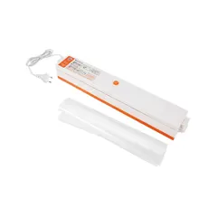 Электрический вакуумный упаковщик для хранения продуктов в домашних условиях, упаковочная машина, упаковочная машина, вакуумный упаковщик, в комплекте 15 шт. пакетов