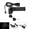 24/36/48/60/72V LED Digital Meter Electric Bike Scooter Throttle Grip Handlebar with Power Switch LED display BicycleAccessories ► Photo 1/6