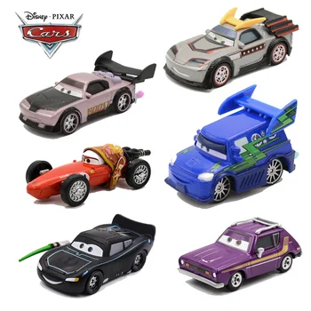 Original 1:55 Disney Pixar Cars 3 2 Metal Diecast Lightning McQueen Racing Crash Party Car Model Toy Children Boy Christmas Gift 1