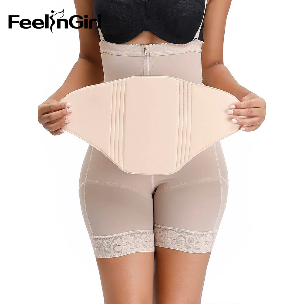 

FeelinGirl Postoperative And Postpartum Recovery Compression Abdominal Board Flattening Faja Ab Board Beige After Liposuction
